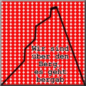 es geht Bergab